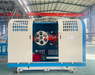 Steel belt armoring machine