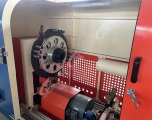 Copper strip shielding machine